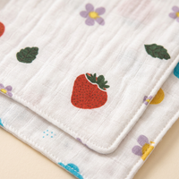 100% Muslin Baby Wipe Clothes - Pack of 2 - Assorted