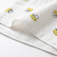 100% Muslin Baby Wipe Clothes - Pack of 5 - Assorted