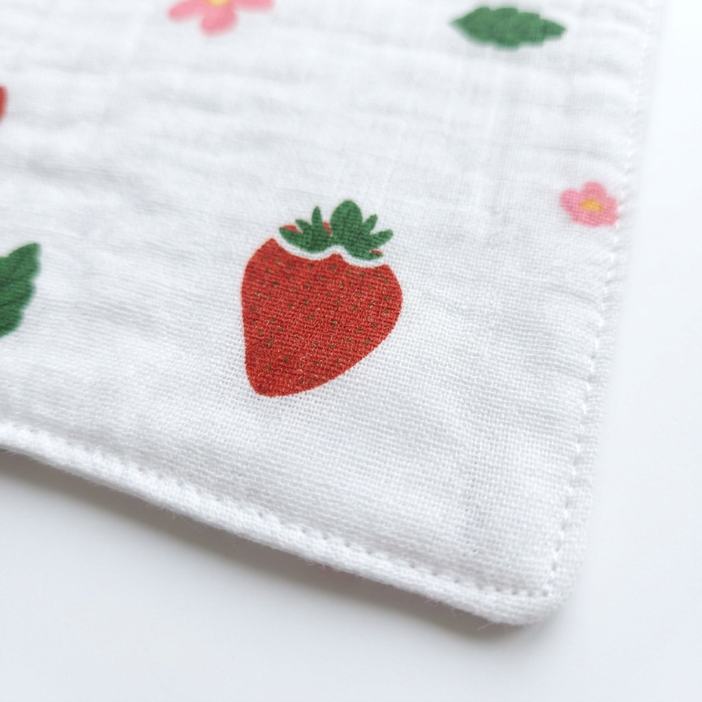 100% Muslin Baby Wipe Clothes - Pack of 6 - Assorted