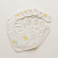 100% Organic Muslin Baby Bib - Deer