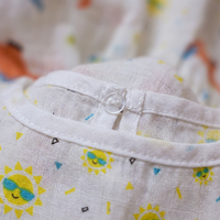 100% Organic Muslin Cotton Frock For Baby Girl | 3-6 Months | Combo Pack of 3