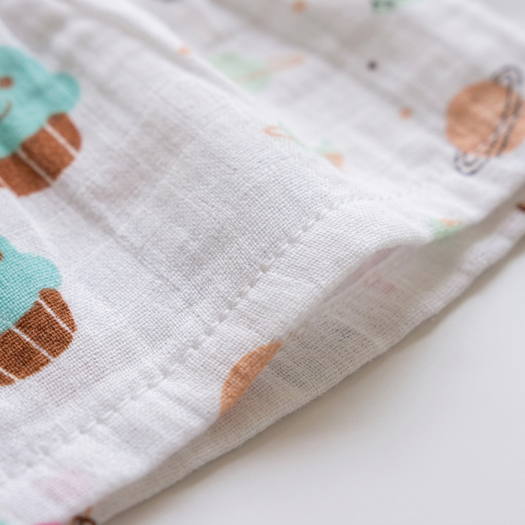 100% Organic Muslin Cotton Frock For Baby Girl | 3-6 Months | Combo Pack of 5