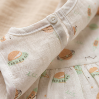 100% Organic Muslin Cotton Frock For Baby Girl | Space