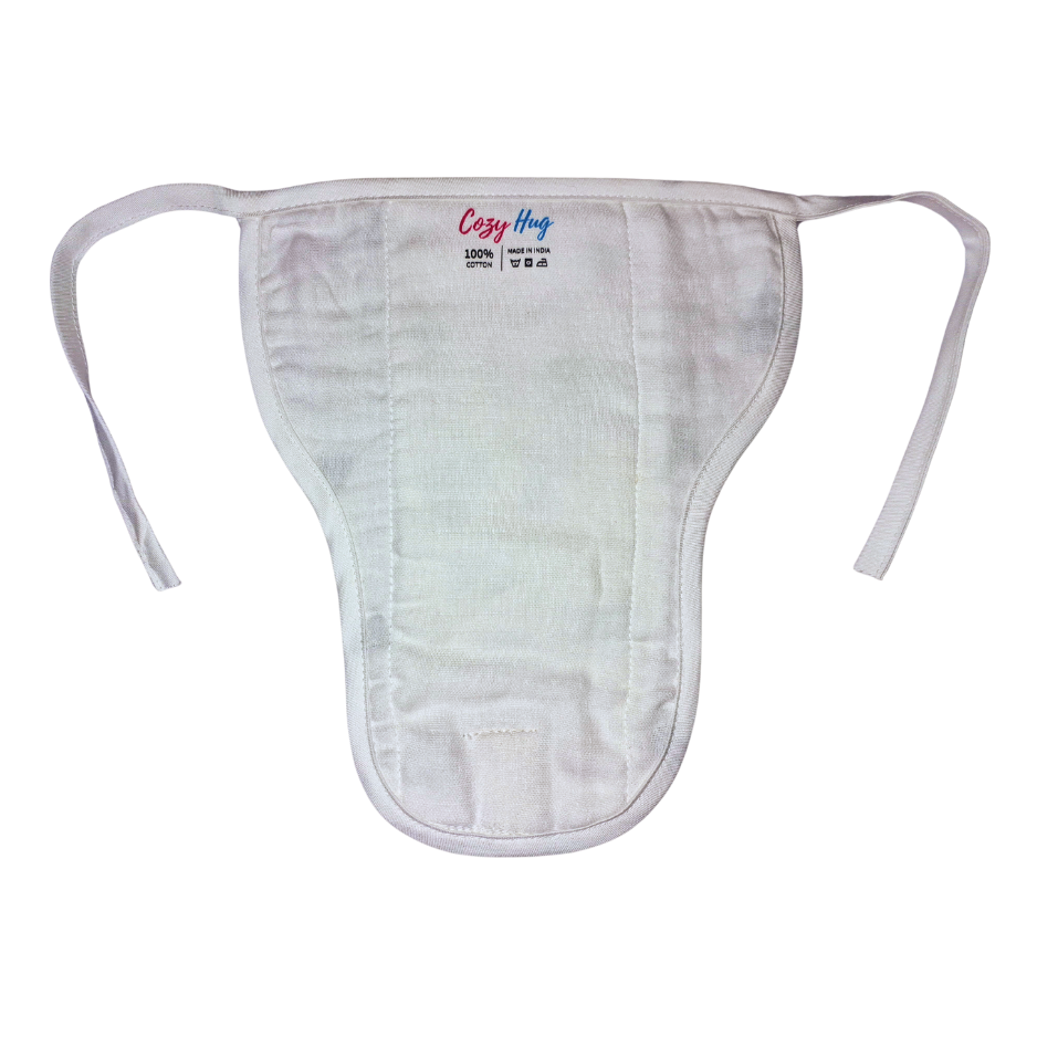 Muslin Nappy- 100% Organic Cotton - Assorted (Pack Of 4)