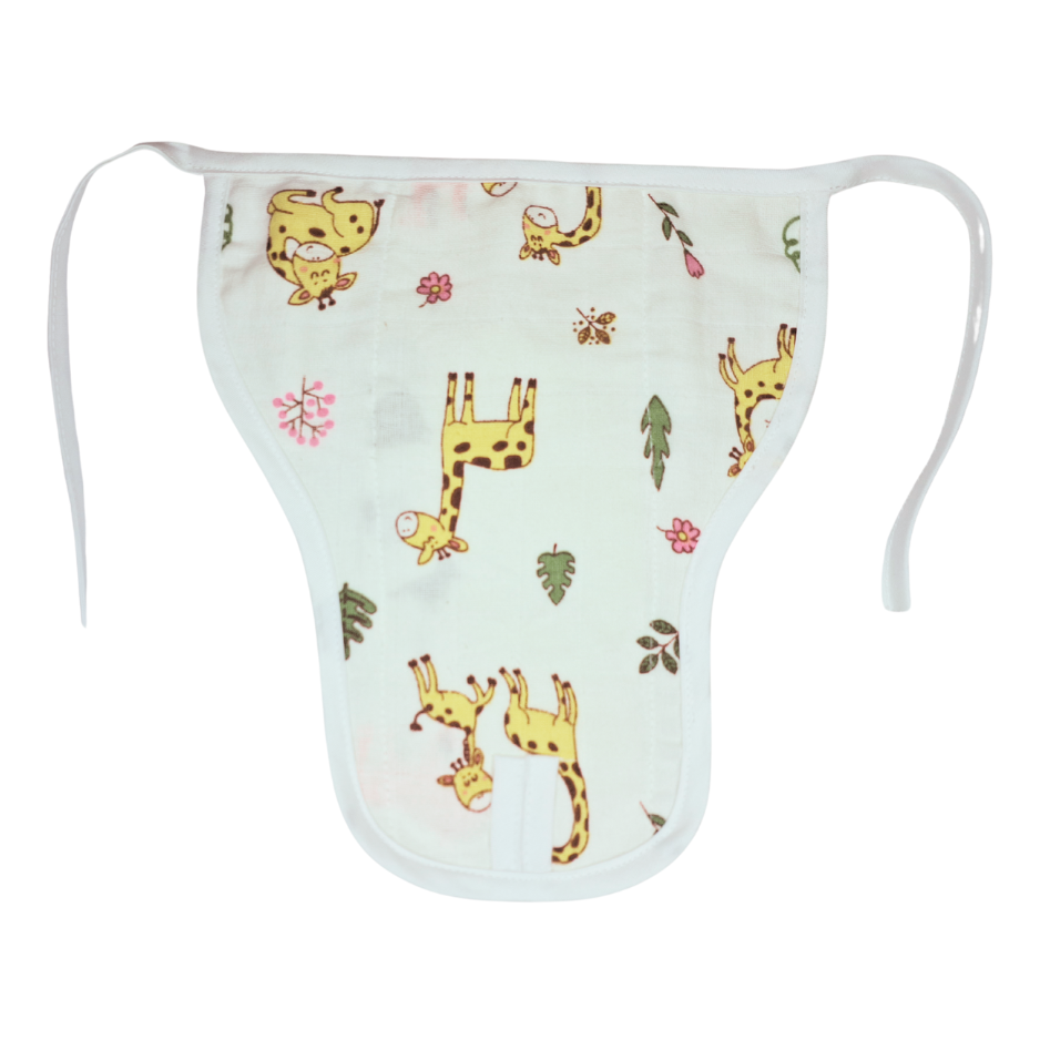 Muslin Nappy- 100% Organic Cotton - Assorted (Pack Of 8)