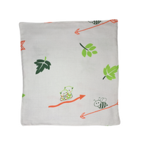 100% Muslin Baby Wipe Clothes - Pack of 5 - Assorted