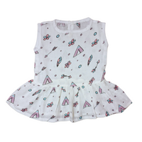 100% Organic Muslin Cotton Frock For Baby Girl | 0-3 Months | Combo Pack of 5