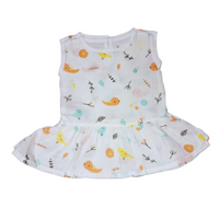 100% Organic Muslin Cotton Frock For Baby Girl | 0-3 Months | Combo Pack of 5