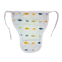 Muslin Nappy- 100% Organic Cotton - Assorted (Pack Of 2)