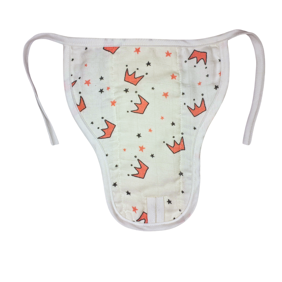 Muslin Nappy- 100% Organic Cotton - Assorted (Pack Of 8)