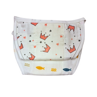 Muslin Nappy- 100% Organic Cotton - Assorted (Pack Of 2)