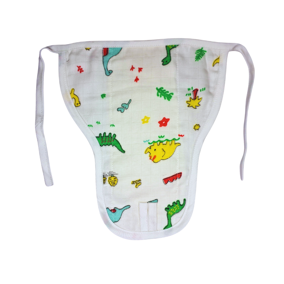 Muslin Nappy- 100% Organic Cotton - Assorted (Pack Of 8)