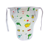 Muslin Nappy- 100% Organic Cotton - Assorted (Pack Of 4)