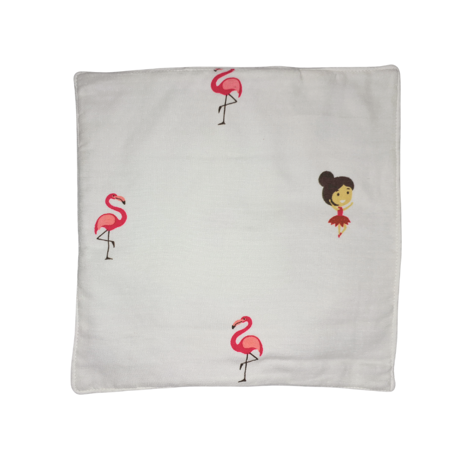 100% Muslin Baby Wipe Clothes - Pack of 6 - Assorted