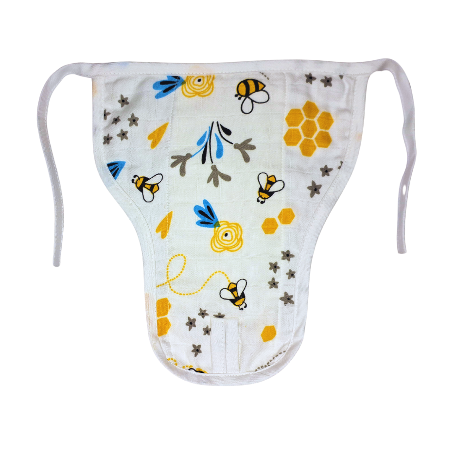 Muslin Nappy- 100% Organic Cotton - Assorted (Pack Of 8)