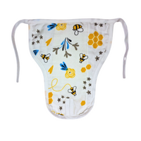 Muslin Nappy- 100% Organic Cotton - Assorted (Pack Of 8)