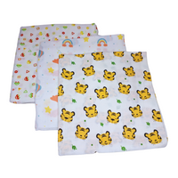 Organic Muslin Cotton Swaddles | Assorted | Pack of 3