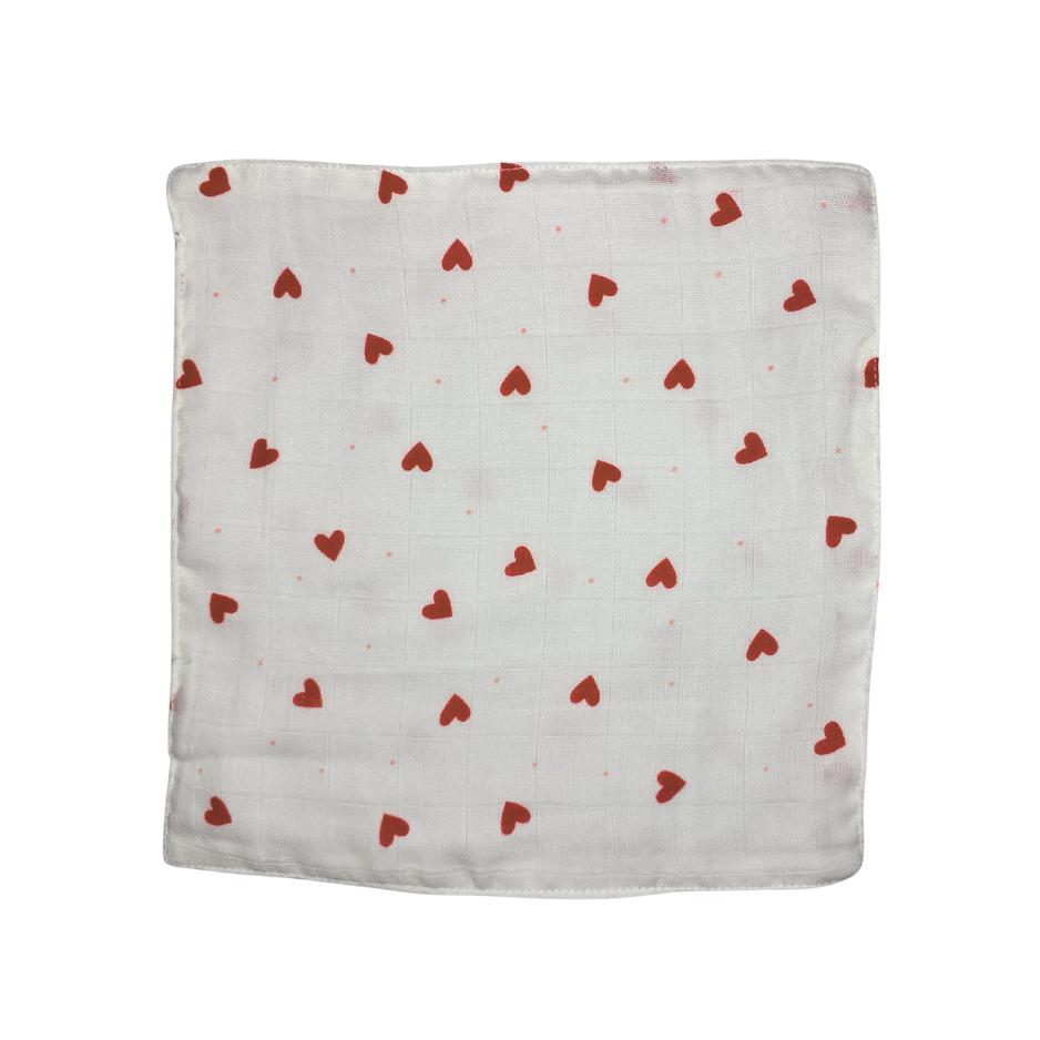 100% Muslin Baby Wipe Clothes - Pack of 6 - Assorted