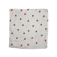 100% Muslin Baby Wipe Clothes - Pack of 6 - Assorted