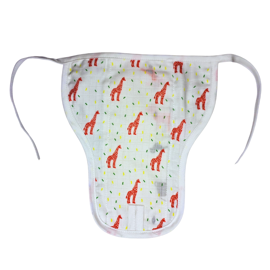 Muslin Nappy- 100% Organic Cotton - Assorted (Pack Of 8)