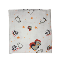 100% Muslin Baby Wipe Clothes - Pack of 3 - Assorted