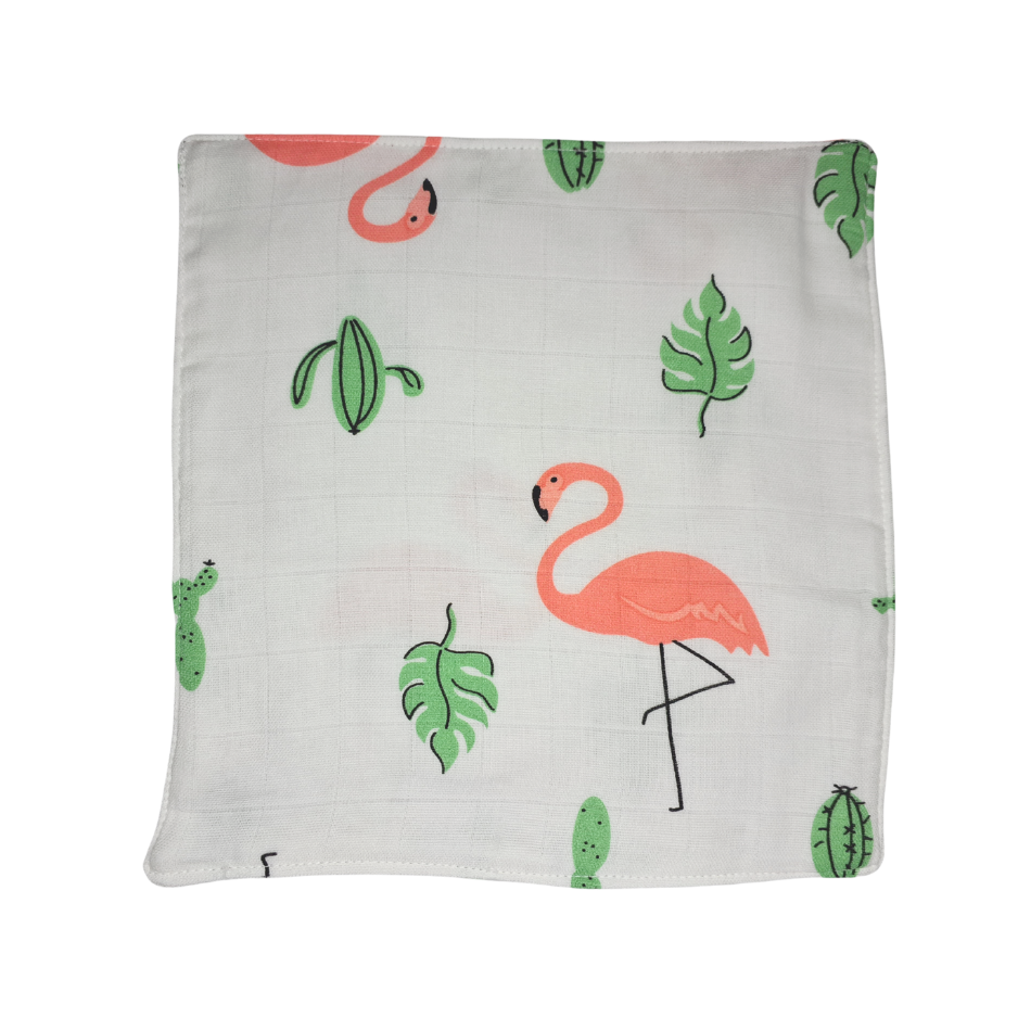 100% Muslin Baby Wipe Clothes - Pack of 4 - Assorted