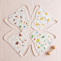 Muslin Nappy- 100% Organic Cotton - Assorted (Pack Of 4)