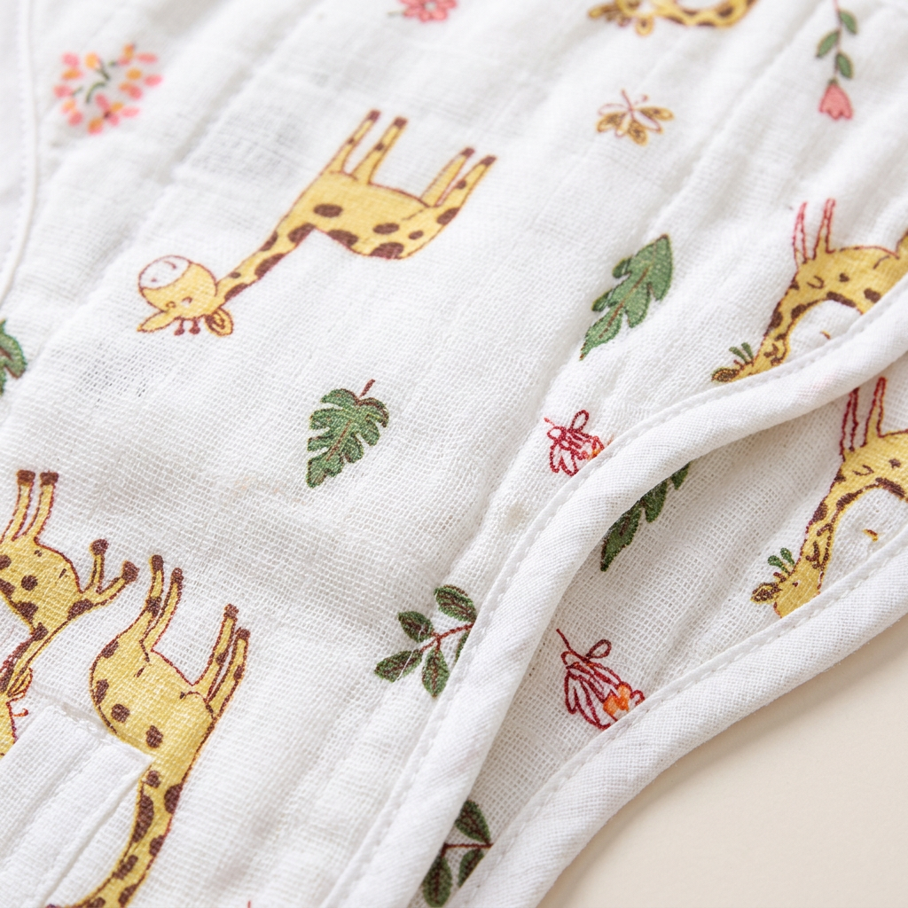 Muslin Nappy- 100% Organic Cotton - Assorted (Pack Of 8)