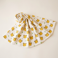 Organic Muslin Cotton Swaddle | Tiger