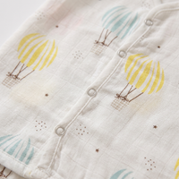 Jabla Co Ord Set - Jabla Shorts - 100% Organic Muslin Cotton - Hot Air Balloon