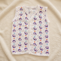 Organic Cotton Muslin Jabla Button | For Boys & Girls | Combo Pack of 3 | Assorted