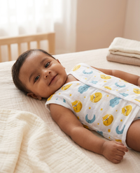 Organic Cotton Muslin Jabla Button | For Boys & Girls | Combo Pack of 5