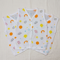 Jabla Sleeveless Button - Organic Cotton Muslin | For Boys & Girls