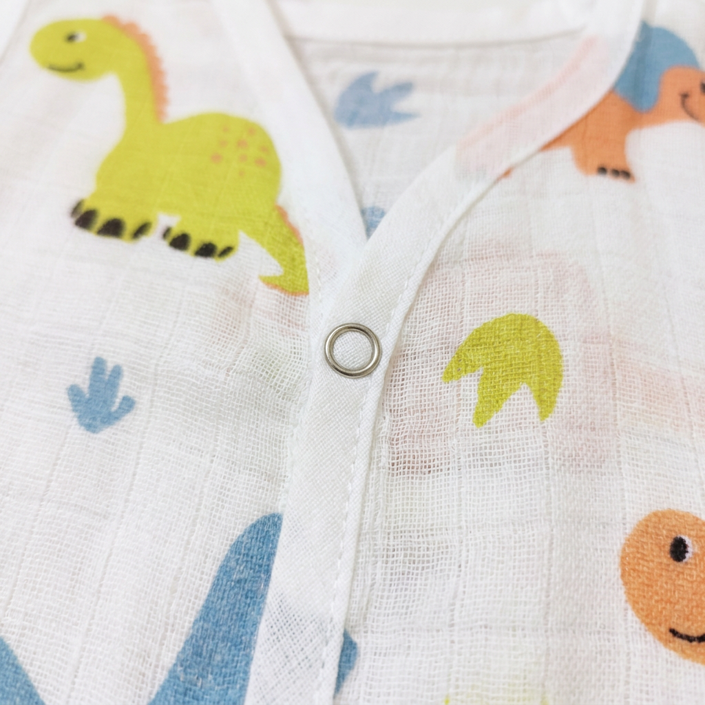 Jabla Sleeveless Button - Organic Cotton Muslin | For Boys & Girls