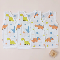 Jabla Sleeveless Button - Organic Cotton Muslin | For Boys & Girls