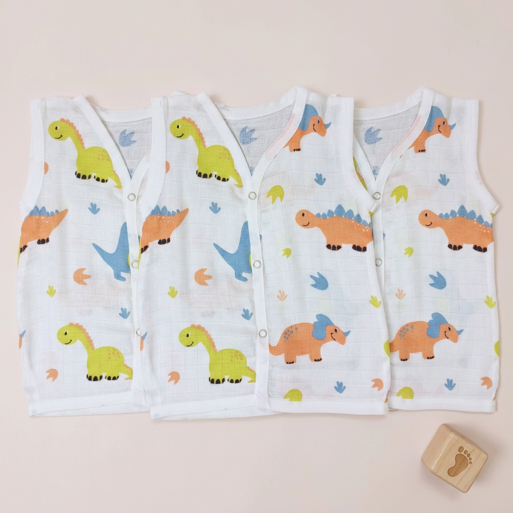 Organic Cotton Muslin Jabla Button | For Boys & Girls | Combo Pack of 5