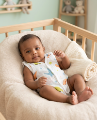 Organic Cotton Muslin Jabla Button | For Boys & Girls | Combo Pack of 5