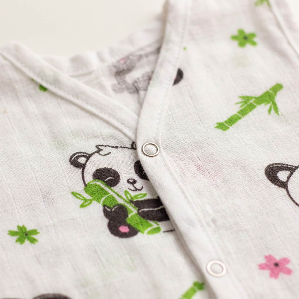Jabla Sleeveless Button - Organic Cotton Muslin | For Boys & Girls