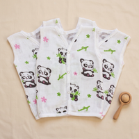 Organic Cotton Muslin Jabla Button | For Boys & Girls | Combo Pack of 3 | Assorted