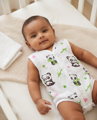 Organic Cotton Muslin Jabla Button | For Boys & Girls | Combo Pack of 3 | Assorted