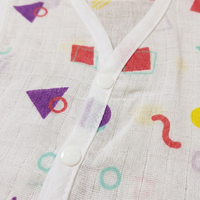 Jabla Sleeveless Button - Organic Cotton Muslin | For Boys & Girls