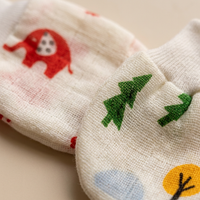 Muslin Mittens and booties | New Born | Combo of 2 pairs