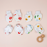 Muslin Mittens and booties | New Born | Combo of 2 pairs