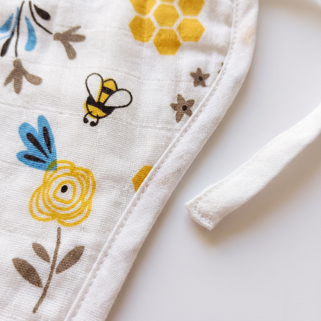 Muslin Nappy- 100% Organic Cotton - Assorted (Pack Of 3)