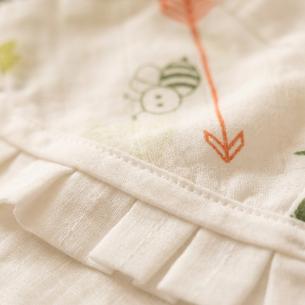 Muslin Newborn Bonnet Hats - 100% Organic Cotton - Bee and Arrow