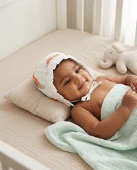 Muslin Newborn Bonnet Hats - 100% Organic Cotton - House and Bus
