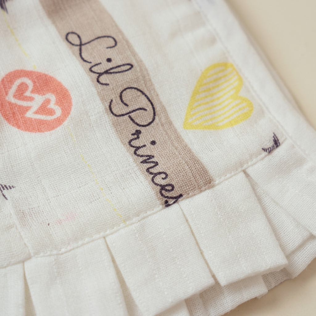 Muslin Newborn Bonnet Hats - 100% Organic Cotton - Lil Princess