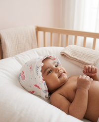 Muslin Newborn Bonnet Hats - 100% Organic Cotton - Newborn