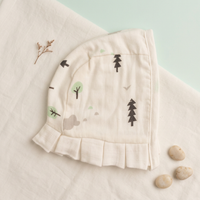 Muslin Newborn Bonnet Hats - 100% Organic Cotton - Trees