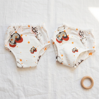 Organic Cotton Baby Padded Bottom Wear - Penguin